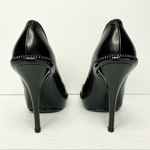 Givenchy Patent/Leather Platform Zipper Pumps - Picture 6 of 9